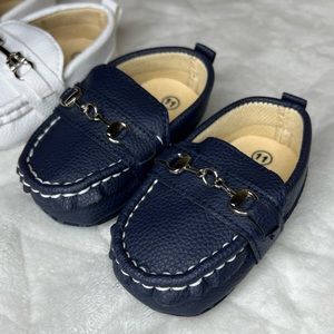 Baby Boys Horsebit Loafers 6-12 Months Navy
